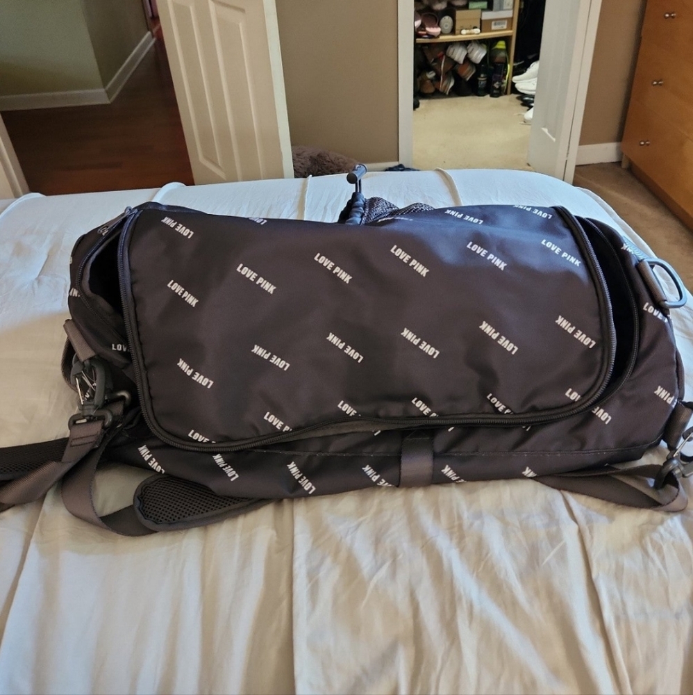 NWT Victoria's Secret PINK Convertible Campus Duffle Bag - Picture 7 of 10